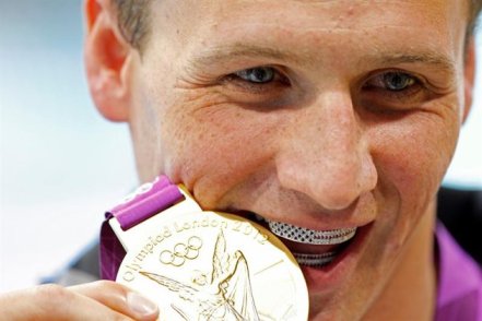 ryan lochte grill blinged out Olympic grill