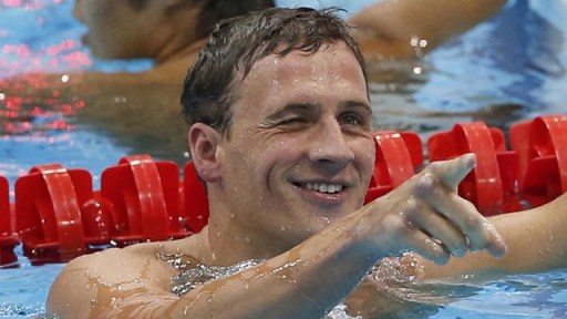 ryan lochte winking Ryan Locthe: ladies' man, man's man, man about town